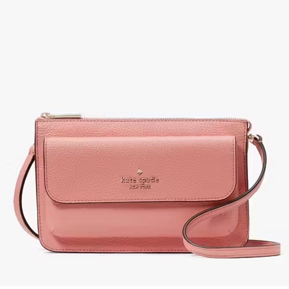 Kate Spade Leila Small Black Leather Crossbody